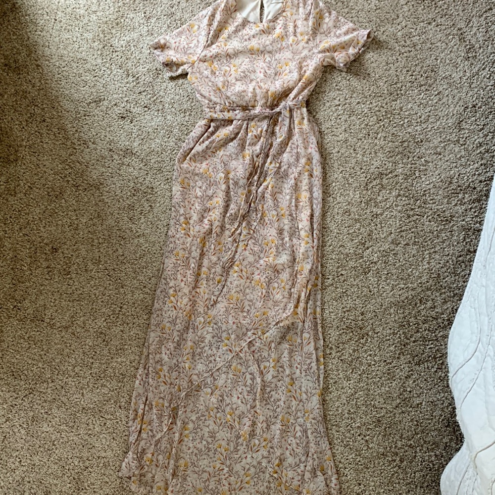 Long flower dress